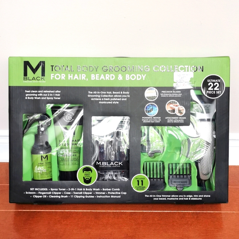 Total body grooming collection 22 piece set